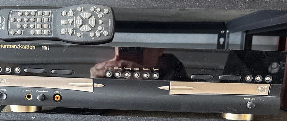Harman Kardon CDR2 CD Recorder Dual Tray  Player Optical Digital Output Reed - Image 1 of 1