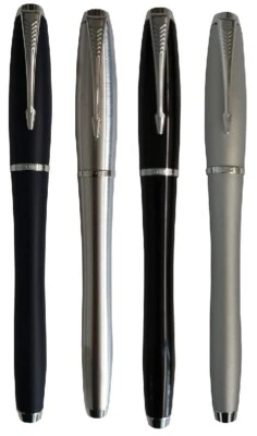 Parker Tintenroller mit Chromzierteilen u. elegante Geschenkverpackung (Auswahl) - Bild 1 von 4