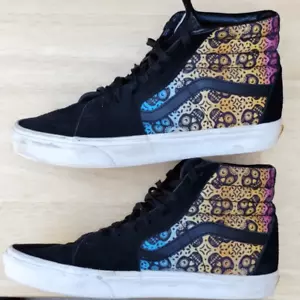 VANS Sk8-Hi Dia De Los Muertos Hightop. - Rainbow 2020. Men's 10 - Picture 1 of 14