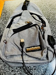 Small Backpack Bag with USB connect Brand New Walking Commuting Travel Case - Picture 1 of 5