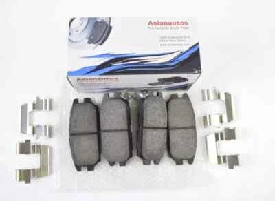 Pastillas de freno traseras de cerámica completa Asianaautos con hardware para Mitsubishi 3000GT 1991-93 Foto 1 de 4