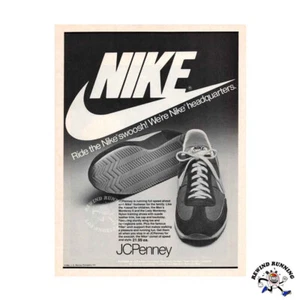 Nike JC Penney Vintage Sneaker Running Shoe Print Ad 1982 Monterey II Oceania - Picture 1 of 1