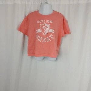 Epic Threads Short Sleeve Round Neck Graphic T Shirt Coral Girls Size 8 - Picture 1 of 9