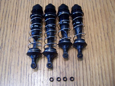 Arrma TLR Typhon Buggy Front Rear 16mm Aluminum Shock Set Spring Cap Oil /6S BLX - Image 1 of 3