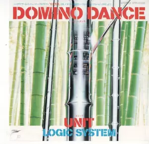 LOGIC SYSTEM Domino Dancing JAPAN 7" PROMO VINYL w/PS 80s ELECTRO SYNTH YMO - Picture 1 of 3