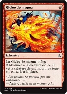 MTG Magic AKH - (x4) Magma Spray/Giclée de magma, French/VF - Picture 1 of 1