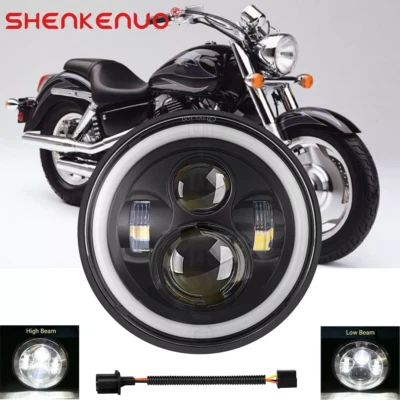 7" Motorcycle LED Headlight For Harley Electra Glide Ultra Classic Street Glide - Image 1 of 4