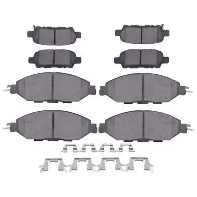 Fits Infiniti JX35 QX60 Nissan Murano Pathfinder Front & Rear Ceramic Brake Pads - Изображение 1 из 4