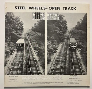 Steel Wheels Open Track LP 1965 Train Locomotive Record Pennsylvania VG+/VG+ - Picture 1 of 3