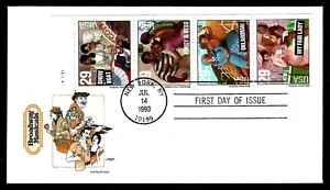 USA, SCOTT # 2767-2770, ARTMASTER FDC COVER OF AMERICAN BROADWAY MUSICALS 1993 - Picture 1 of 2