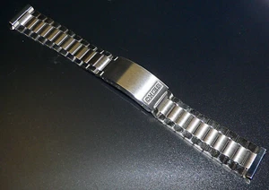 NOS 1970 Cinturino Bracciale Vintage SEIKO STL STELUX 18mm per 7016-8001 CICATRICI VISO - Foto 1 di 7