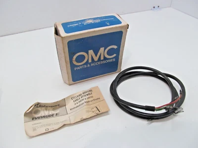 Conjunto de cable de carcasa de dirección OMC nuevo 390701 390702 Foto 1 de 3