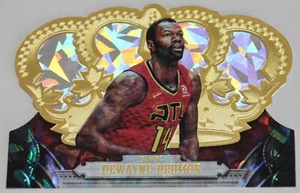 2017-18 PANINI CROWN ROYALE #49 DEWAYNE DEDMON GOLD #/10 ATLANTA HAWKS DIE-CUT - Picture 1 of 2