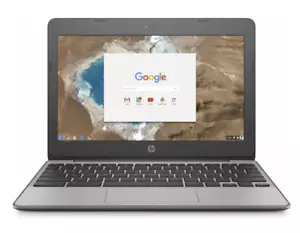HP Chromebook 11 G7 Laptop 11.6" Black 16GB SSD 4GB USB 3.0 HDMI WiFi Webcam - Picture 1 of 2