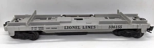 Lionel Lines O Gauge 336115 Operating Side Dump Log/Pipe Car VINTAGE, REPAIR - Picture 1 of 3