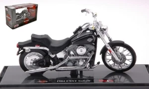HARLEY DAVIDSON FXST SOFTAIL 1984 Coche Moto Escala 1:18 Diecast - Imagen 1 de 1