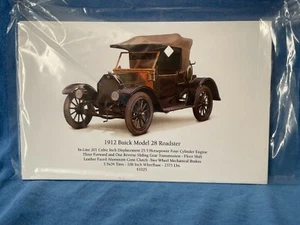 1912 Buick Model 28 Roadster Postkarten neu Paket mit 25 Farbgrafiken groß - Bild 1 von 6