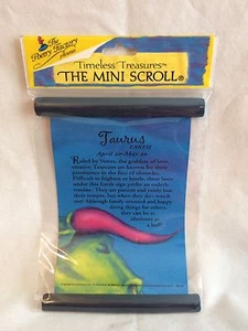 Timeless Treasures - Mini Scroll - Taurus Zodiac Wall Hanging - New - Picture 1 of 1