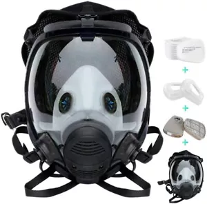 Maschera antigas viso 15 in 1 vernice respiratore respiratorio riutilizzabile USA - Foto 1 di 12