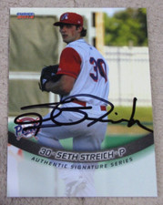2014 Stockton Ports Choice Signature Series Seth Streich Auto