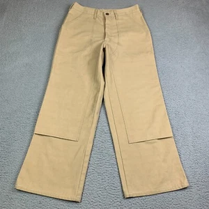 Vintage 70s Patagonia Double Knee Stand Up Canvas Work Pants 30x26.5 Chouinard - Picture 1 of 23