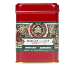 Harney & Sons 4 oz (1/4 lb) tin HOLIDAY Flavored Black Tea - Picture 1 of 2