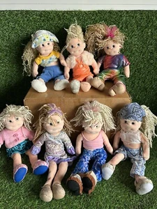 7x Ty Teenie Beanie Boppers Plush Dolls Soft Toy Bundle Blondes / Golden Hair - Picture 1 of 10