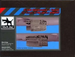 Blackdog Models 1/48 F-104 STARFIGHTER ELECTRONICS & CANNON Resin Detail Set - Picture 1 of 7