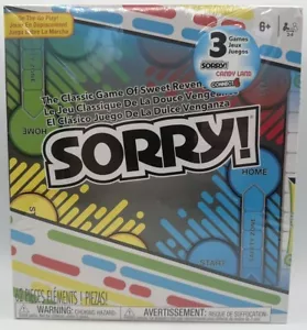 Sorry Candy Lane Connect 4 Three Classic Games Hasbro Just Play Ages 6+ - Picture 1 of 5