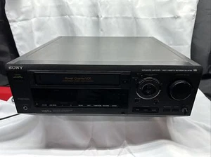 Sony SLV-AV100 Video Cassette Recorder VCR Integrated Amplifier 4 Head Hi-Fi - Picture 1 of 9