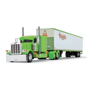 DCP / FIRST GEAR 389 PETERBILT & UTILITY DRY VAN BIG RIGS #9 HALLAHAN TRANSPORT - Picture 1 of 1