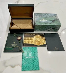 100% Genuine Rolex Datejust 16234 16200 16233 Box Booklets Early 2000s FULL SET - Picture 1 of 6