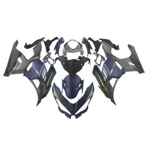 Black Blue ABS Plastics Fairing for Ninja 400 Ninja400 2018-2023 19 20 Bodywork - Picture 1 of 9