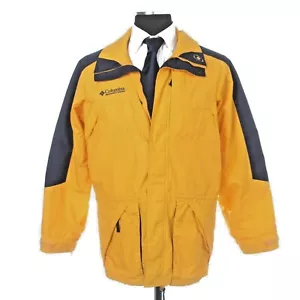 COLUMBIA MEN'S DOUBLE WHAMMY YELLOW SKI SNOWBOARD JACKET - SIZE SMALL - Bild 1 von 7