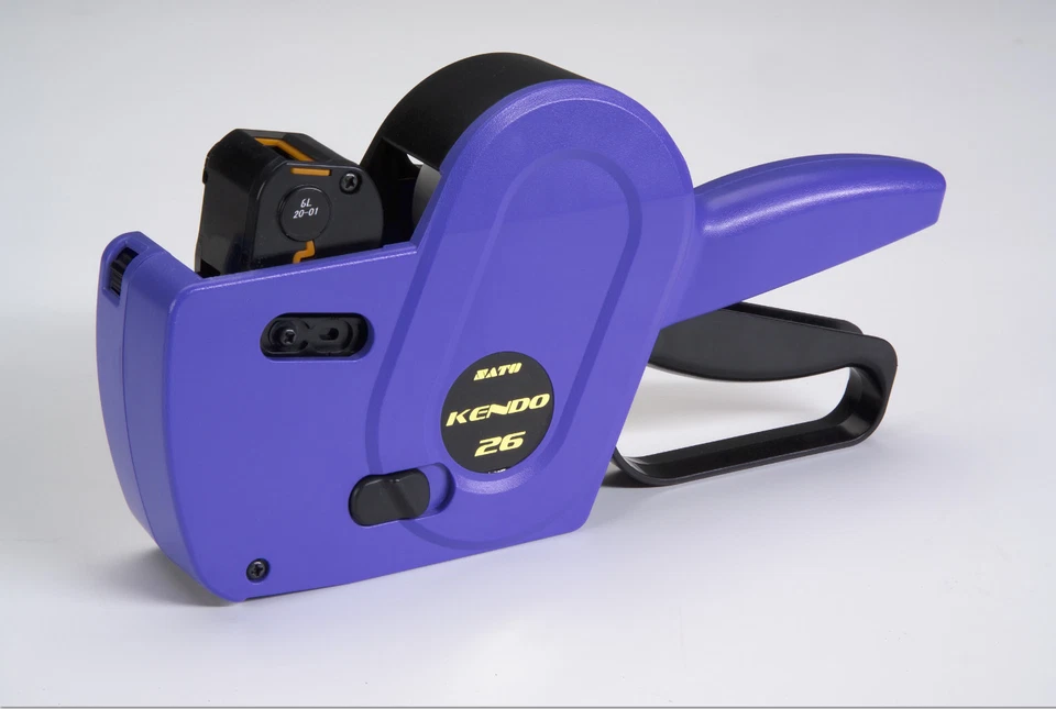 PREISPISTOLE SATO KENDO 26 (6L20-01) EINZEILIG, 6 ZEICHEN, LILA
