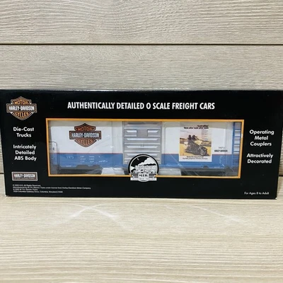 MTH Premier Harley Davidson Boxcar (1979) 20-93220  (NOS) - Image 1 of 4