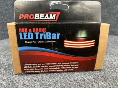 HARLEY DAVIDSON 06-09 STREET GLIDE ProBEAM Red LED Tribar Taillight Kit - Image 1 of 3