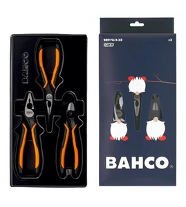 Bahco Ergo Zangen-Set 3-teilig, Spitz-/Kombinations-/Seitenschnitte - 9897G/3-XE - Bild 1 von 3