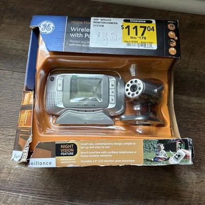 Беспроводная цветная камера домашнего мониторинга GE с портативным ЖК-монитором новая из старых запасов  - Изображение 1 из 3