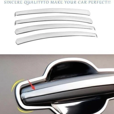 For Lincoln Nautilus MKX 2016-2023 Chrome Steel Exterior Side Door Handle Strip - Изображение 1 из 4