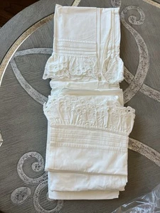 Pottery Barn Kids LoveShackFancy Eyelet Ruffle Sheet Set “Twin” NWOT - Picture 1 of 4