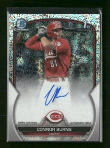 2023 Bowman Draft #CDA-CB Connor Burns Chrome Sparkle Refractor #/71 Auto - Bild 1 von 2