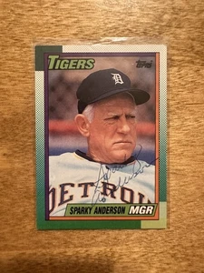 1990 Topps - Team Leaders Sparky Anderson #609 - Foto 1 di 2