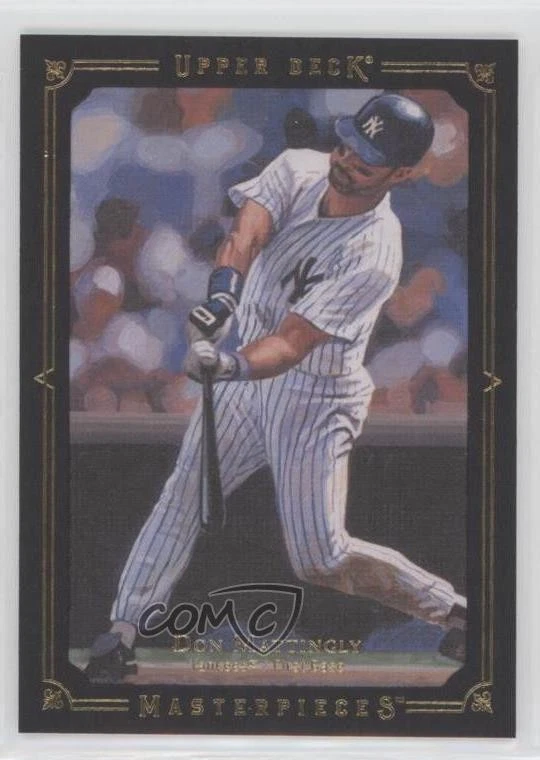 2008 Upper Deck Masterpieces Black Paper Framed Don Mattingly #106 - Image 1 of 2