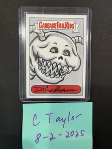 SKETCH CARD GPK 1/1 Dinah Saur Garbage Pail Kids - Picture 1 of 1