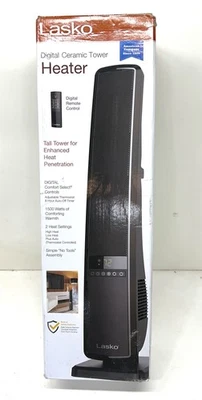 Lasko 1500W 32 in. Electric Tower Ceramic Space Heater with Remote CT32955 New - Image 1 of 2