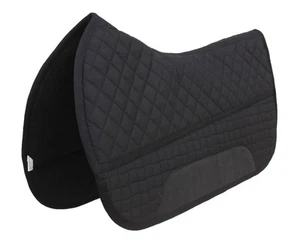 Pferd Schabracke Pferd 26" x 16" konturiert Fleece gefüttert gesteppt Western 39TS10 - Bild 1 von 34