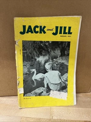 JACK And JILL Children's Magazine August 1951. Curtis Publishing Box 275 - Image 1 of 4