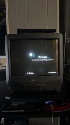 Sony Trinitron 13" CRT Retro Gaming Television TV KV-13M42 NO REMOTE - Image 1 of 4