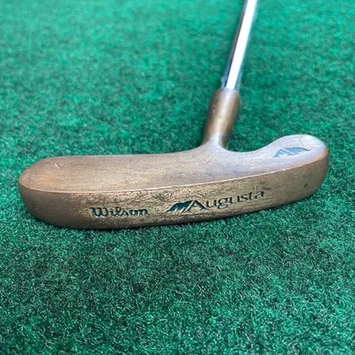 Wilson Augusta 35" Brass Blade Putter steel step shaft Golf Pride grip RH - Image 1 of 4
